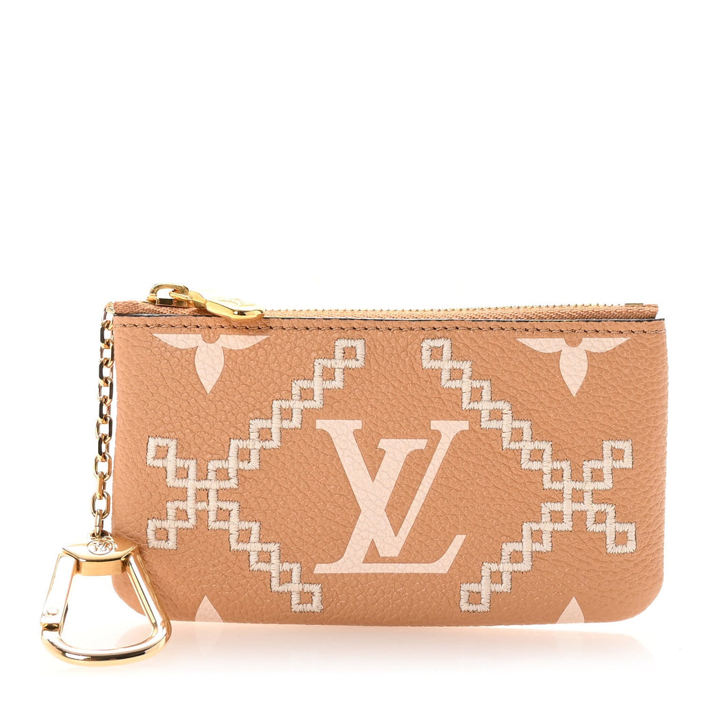 Empreinte Monogram Giant Broderies Key Pouch Arizona