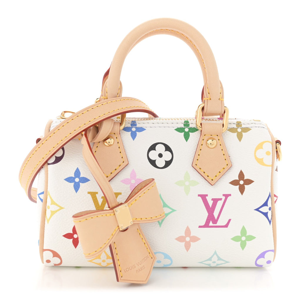 LV X TM Monogram Multicolor Nano Speedy White