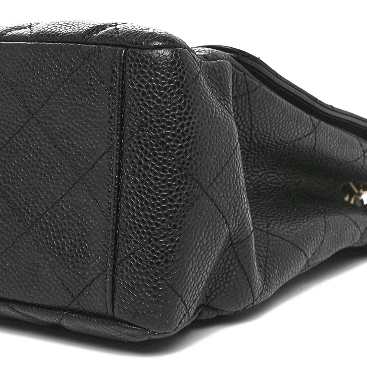 Caviar Maxi Single Flap Black