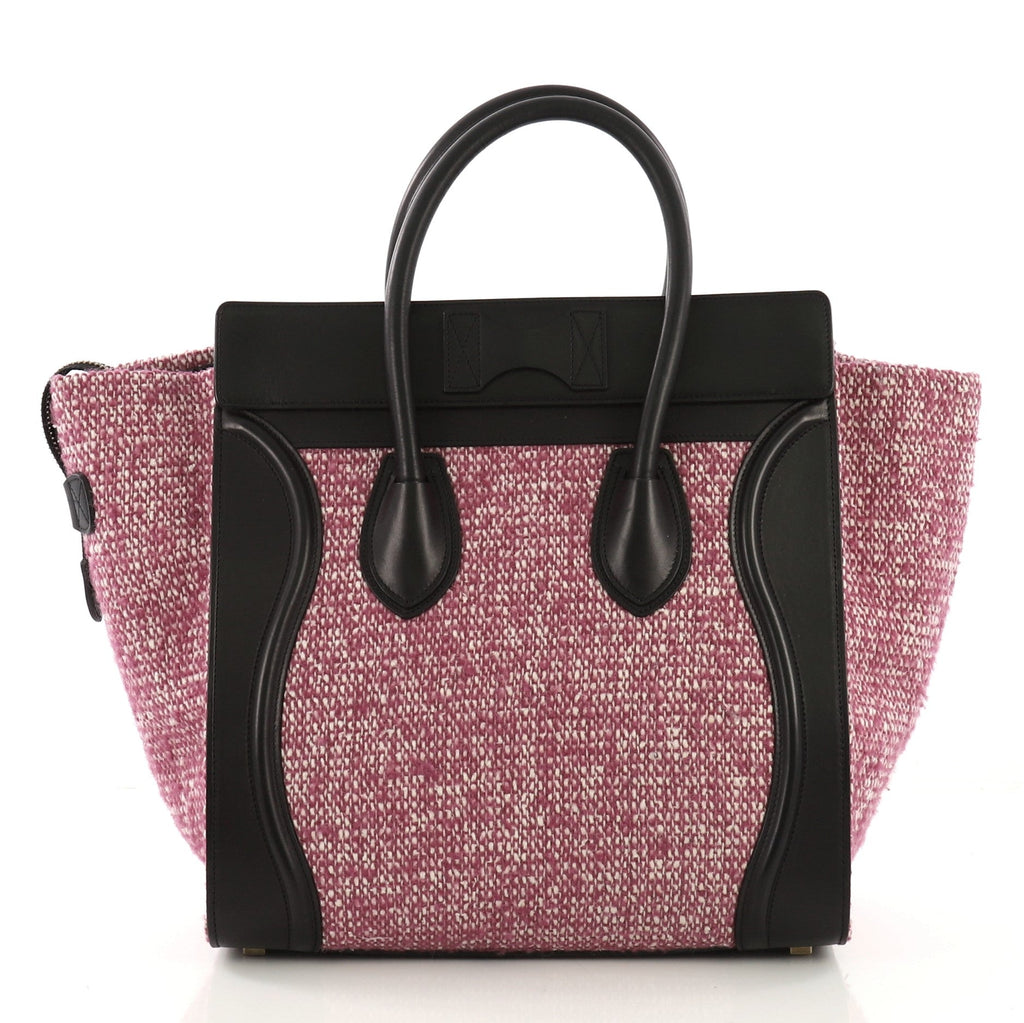 Luggage Handbag Tweed Mini