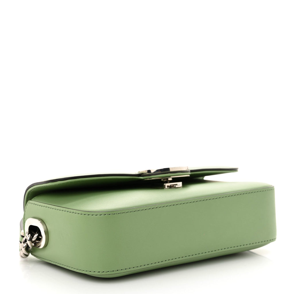 Calfskin Petite GG Mini Shoulder Bag Light Green
