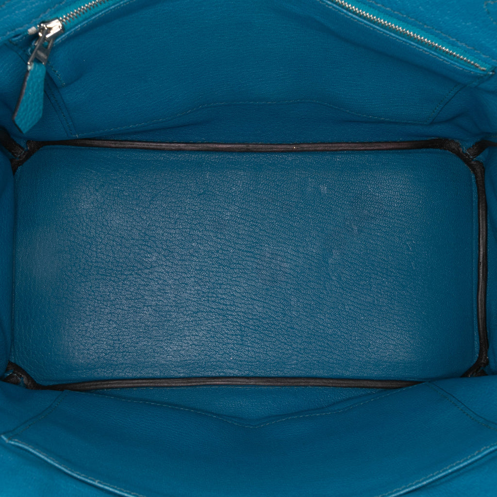 Birkin Handbag Blue Togo with Palladium Hardware 30