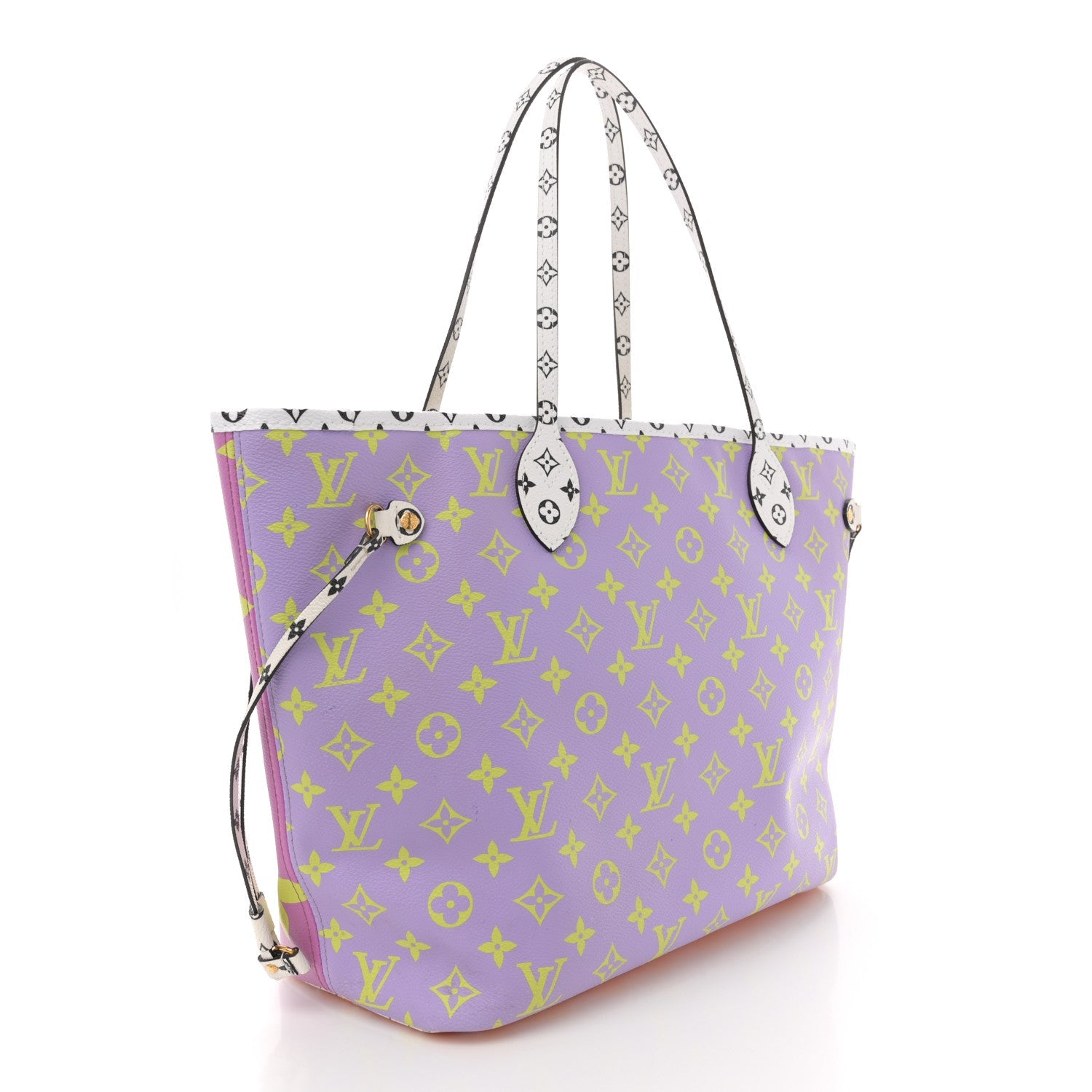 Monogram Giant Neverfull MM Pink Lilac