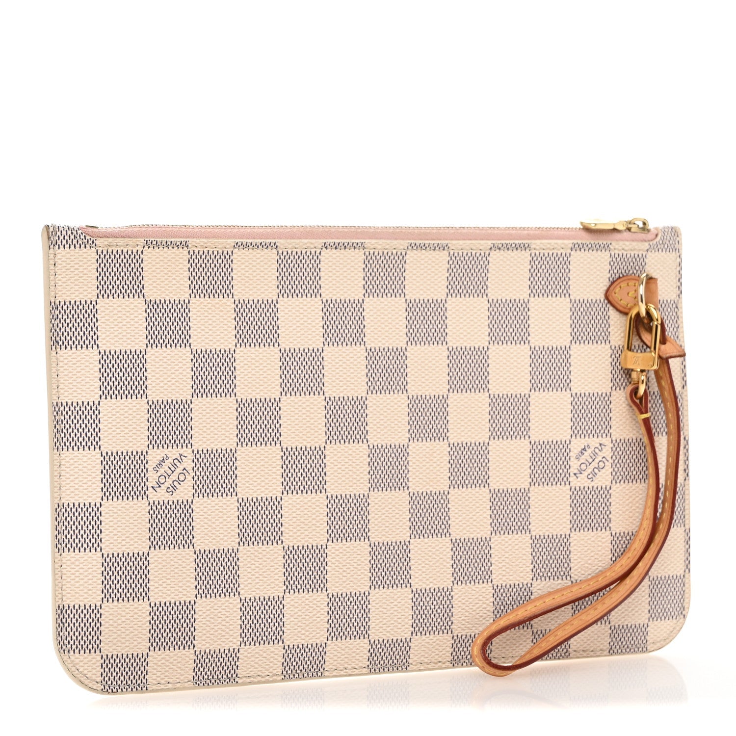 Damier Azur Neverfull MM GM Pochette Rose Ballerine