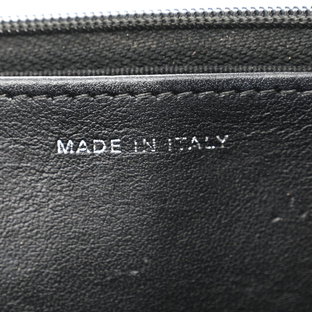 Patent Quilted Bi-Color Wallet On Chain WOC Red Black