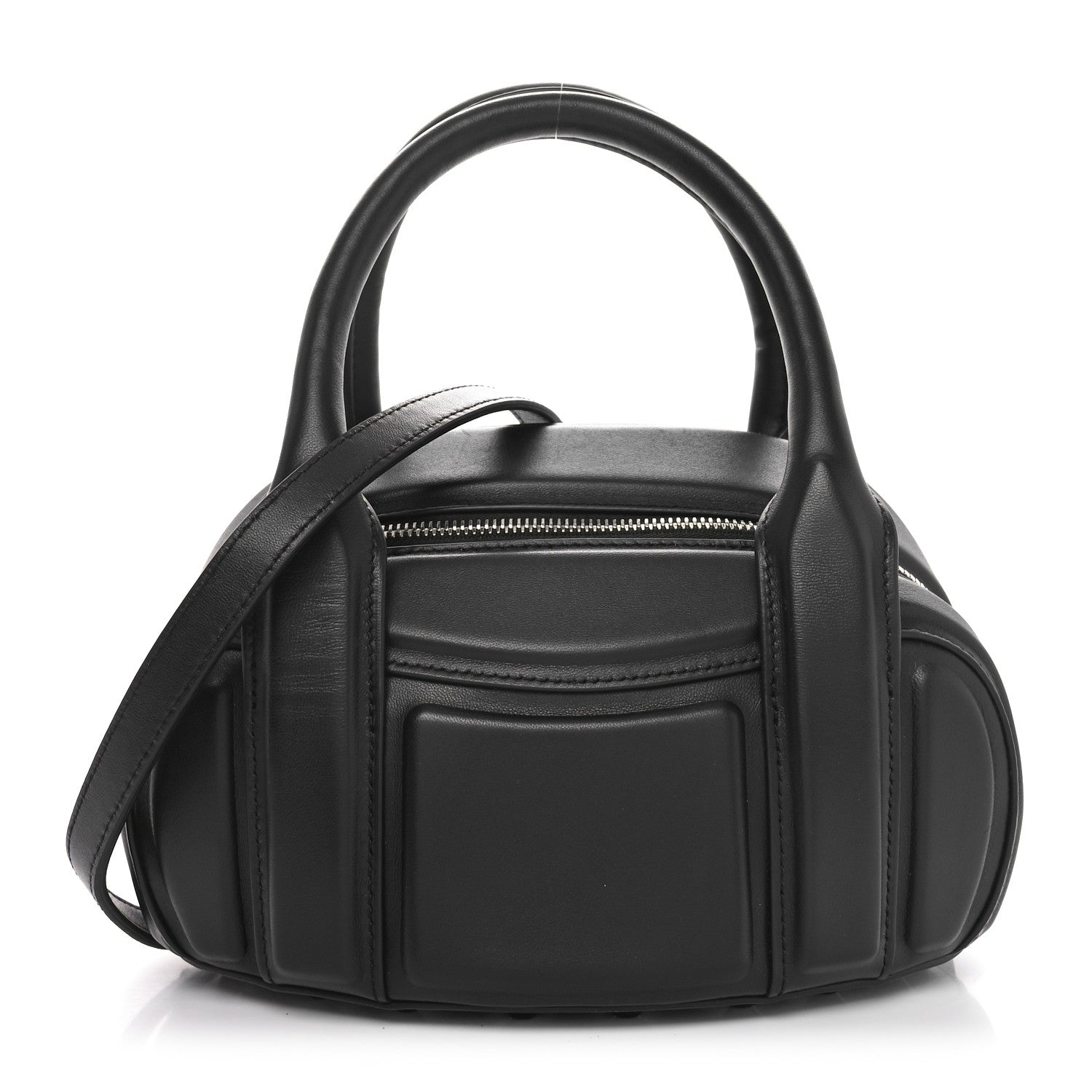 Lambskin Small Top Handle Roc Black