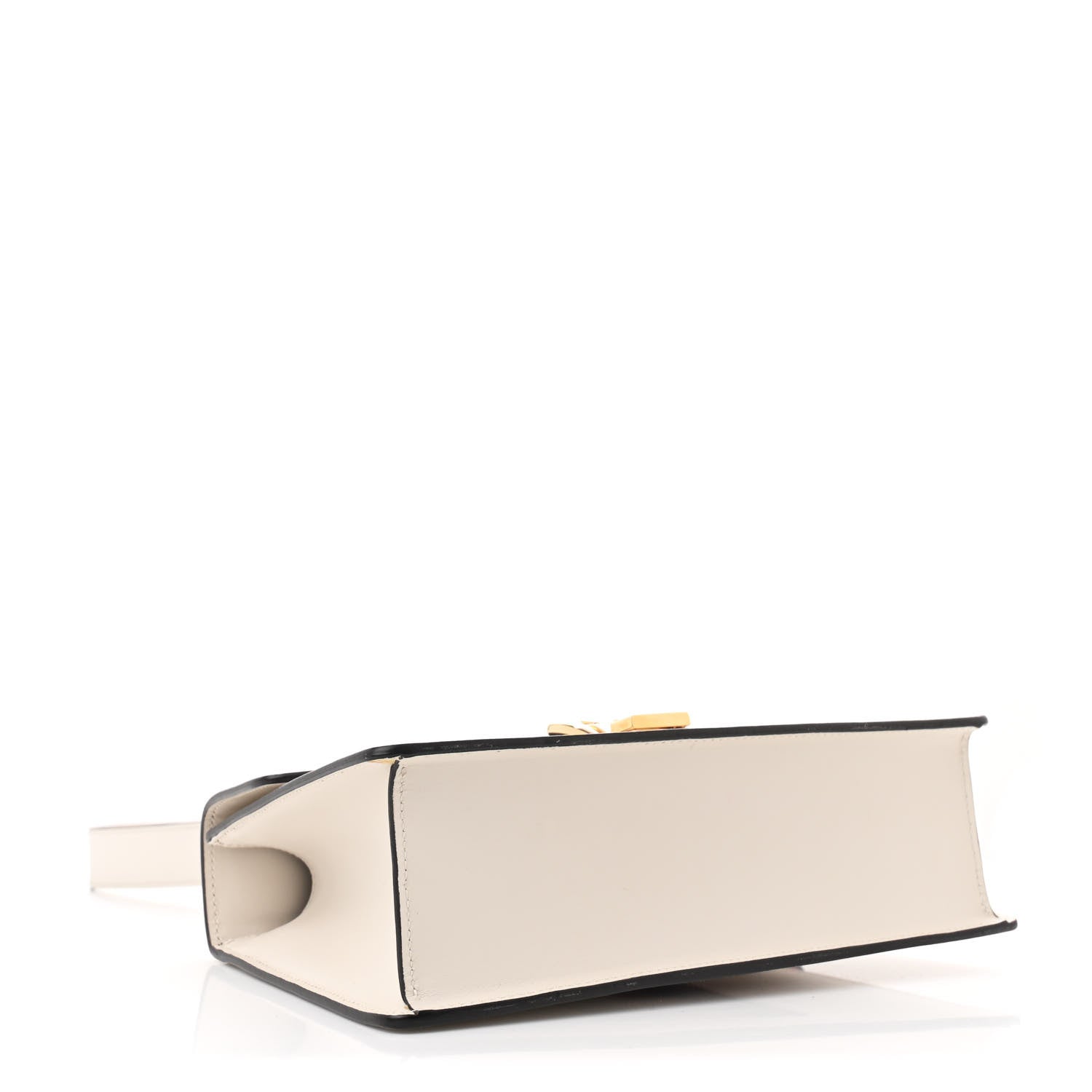 Calfskin Small Sylvie Shoulder Bag Off White