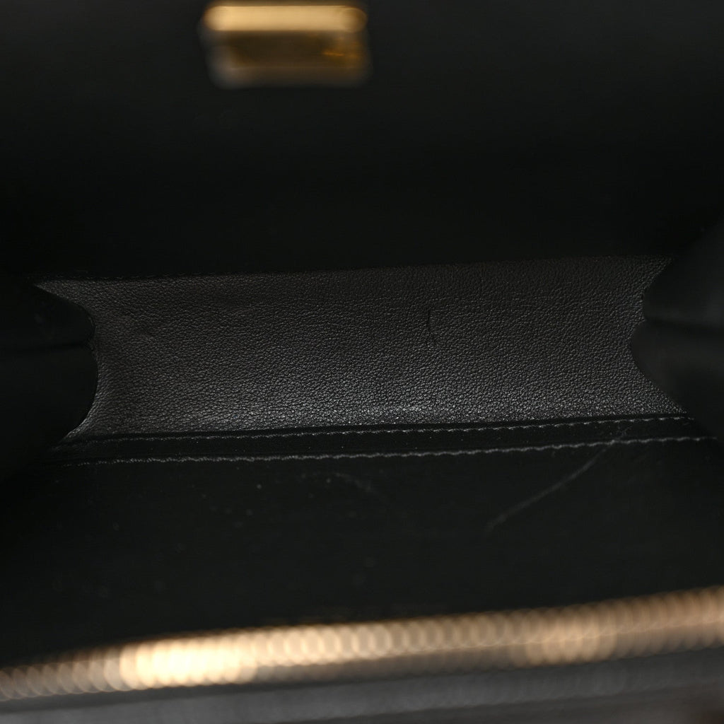 Caviar Quilted Small Pick Me Up Vanity Case Black