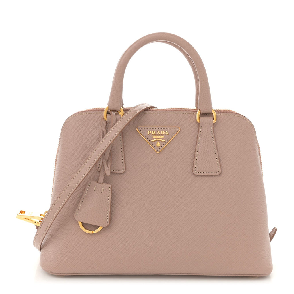 Saffiano Lux Small Promenade Tote Cammeo