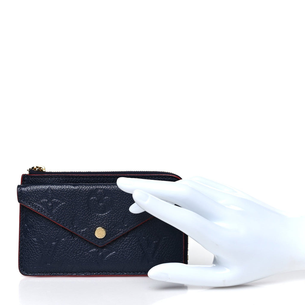 Empreinte Recto Verso  Holder Marine Rouge