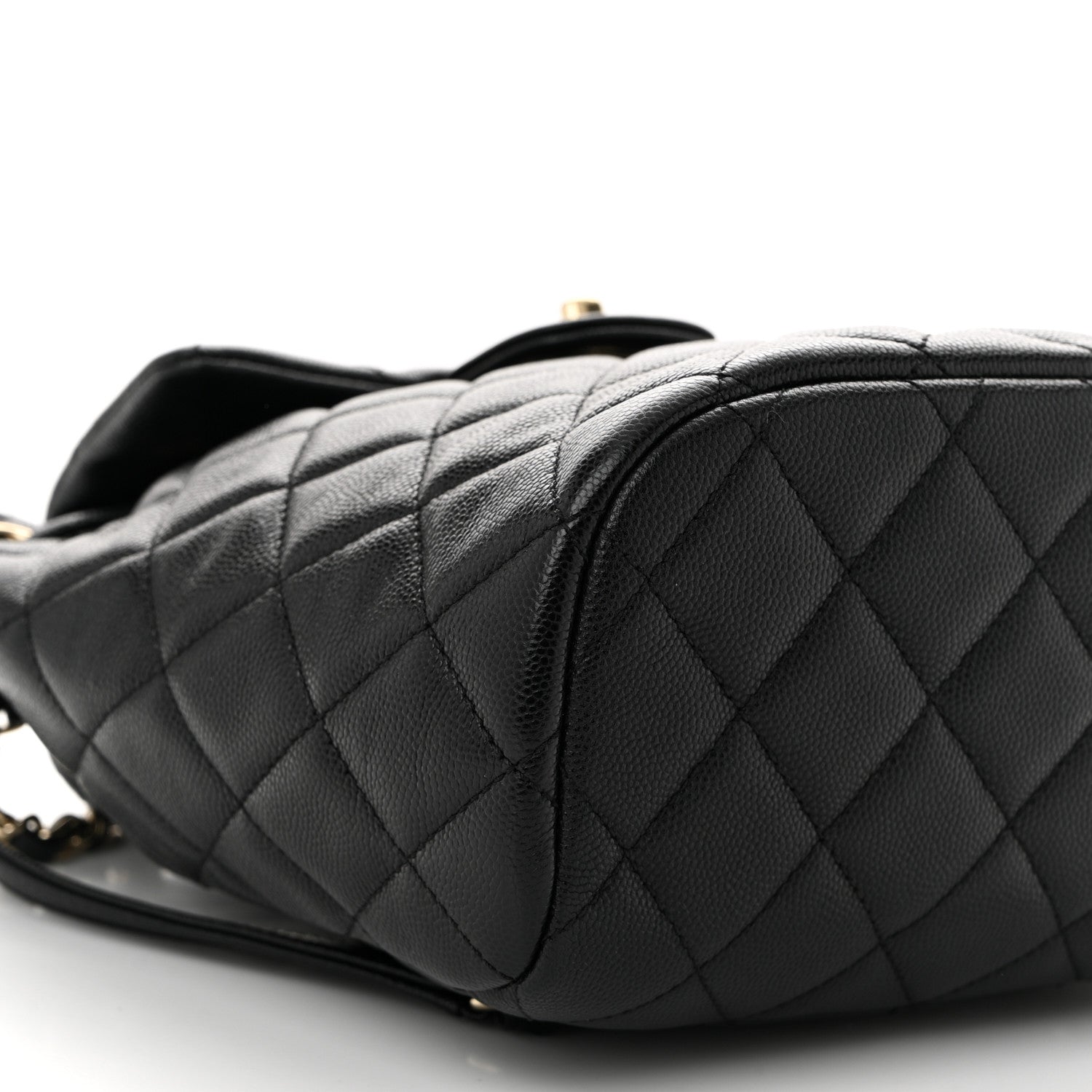 Caviar Quilted Mini Urban Spirit Backpack Black