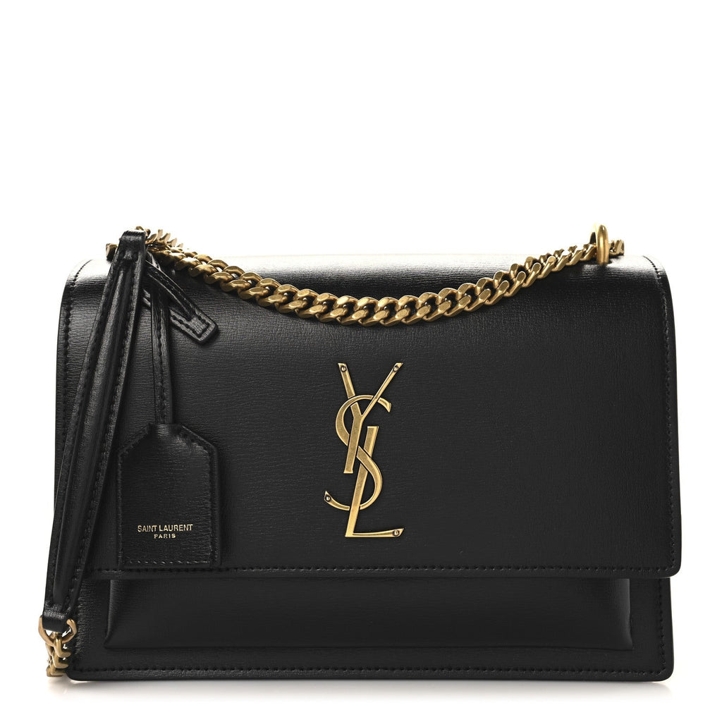 Calfskin Medium Monogram Sunset Black