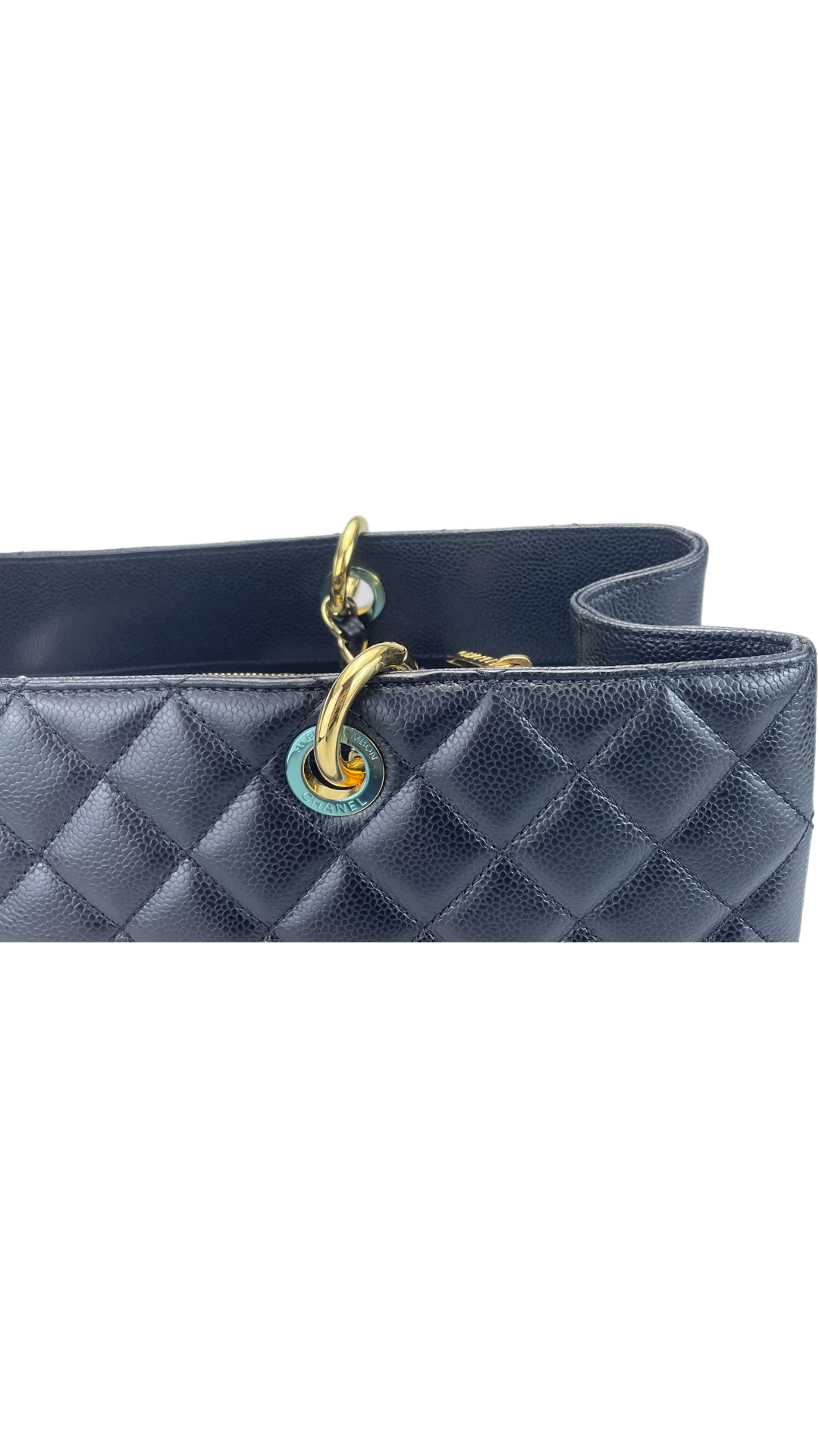 Chanel Black Shopping Tote Bag Caviar Leather Extra Large