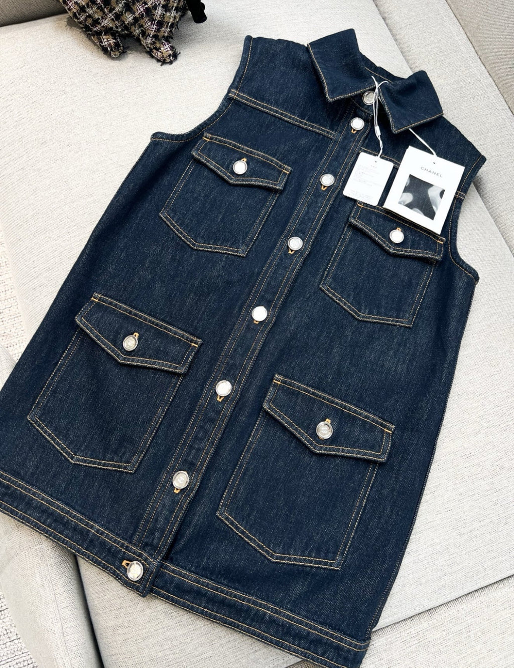 Chanel 25C Denim vest