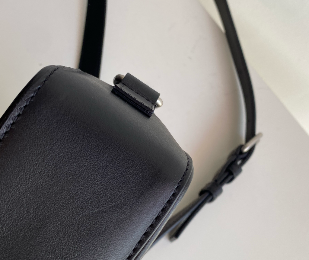 Jacquemus La Baneto Black Leather Crossbody Bag