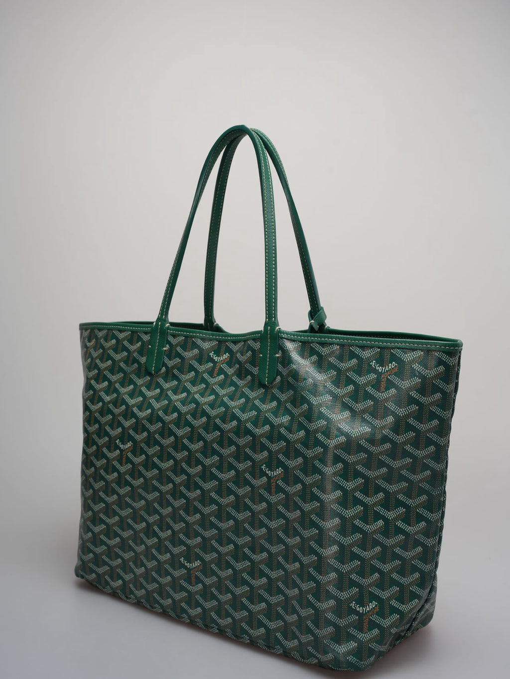 Goyard Saint Louis PM Green Shoulder Tote Bag Green