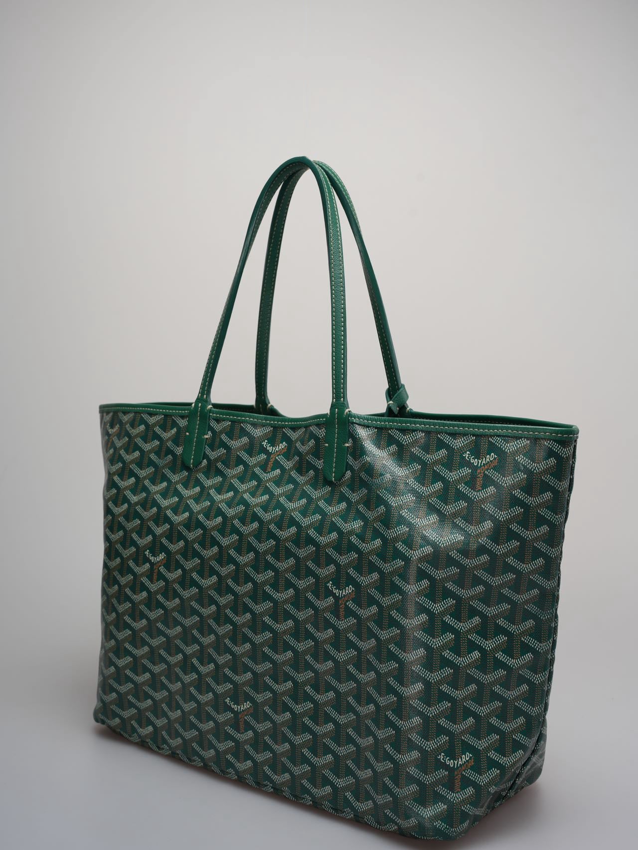 Goyard Saint Louis PM Green Shoulder Tote Bag Green