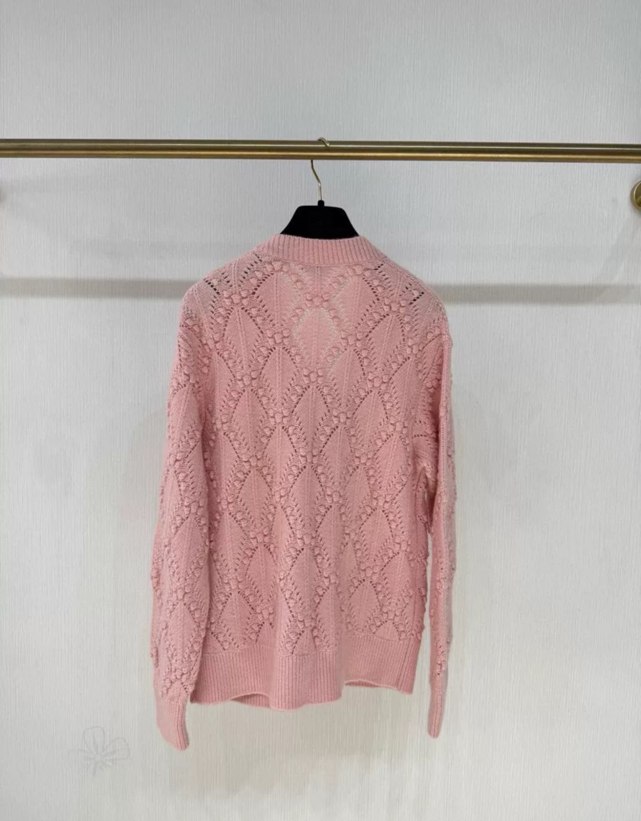 Chanel 21B pink cashmere igan