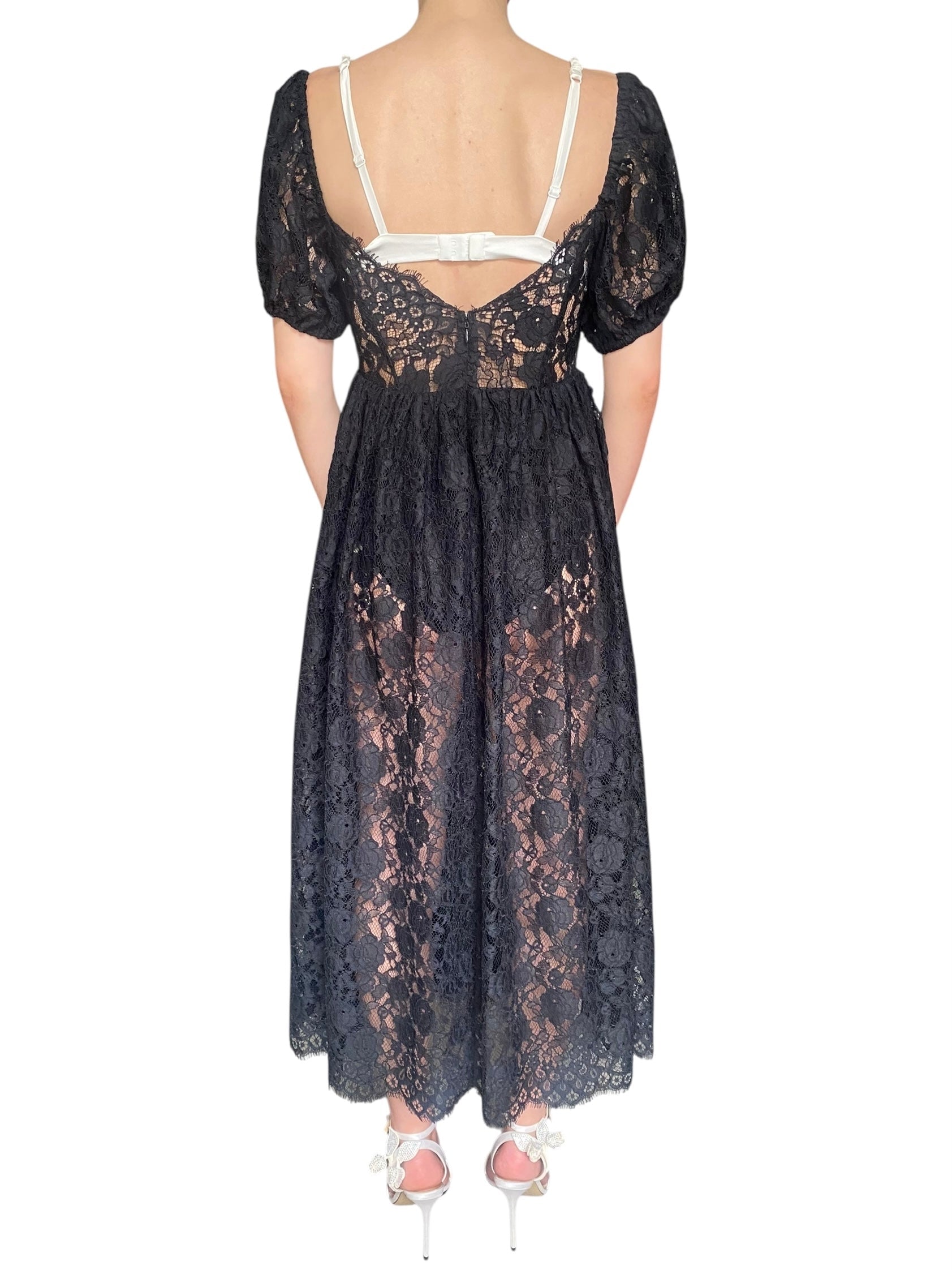 For Love & Lemons Lace Gown  - S