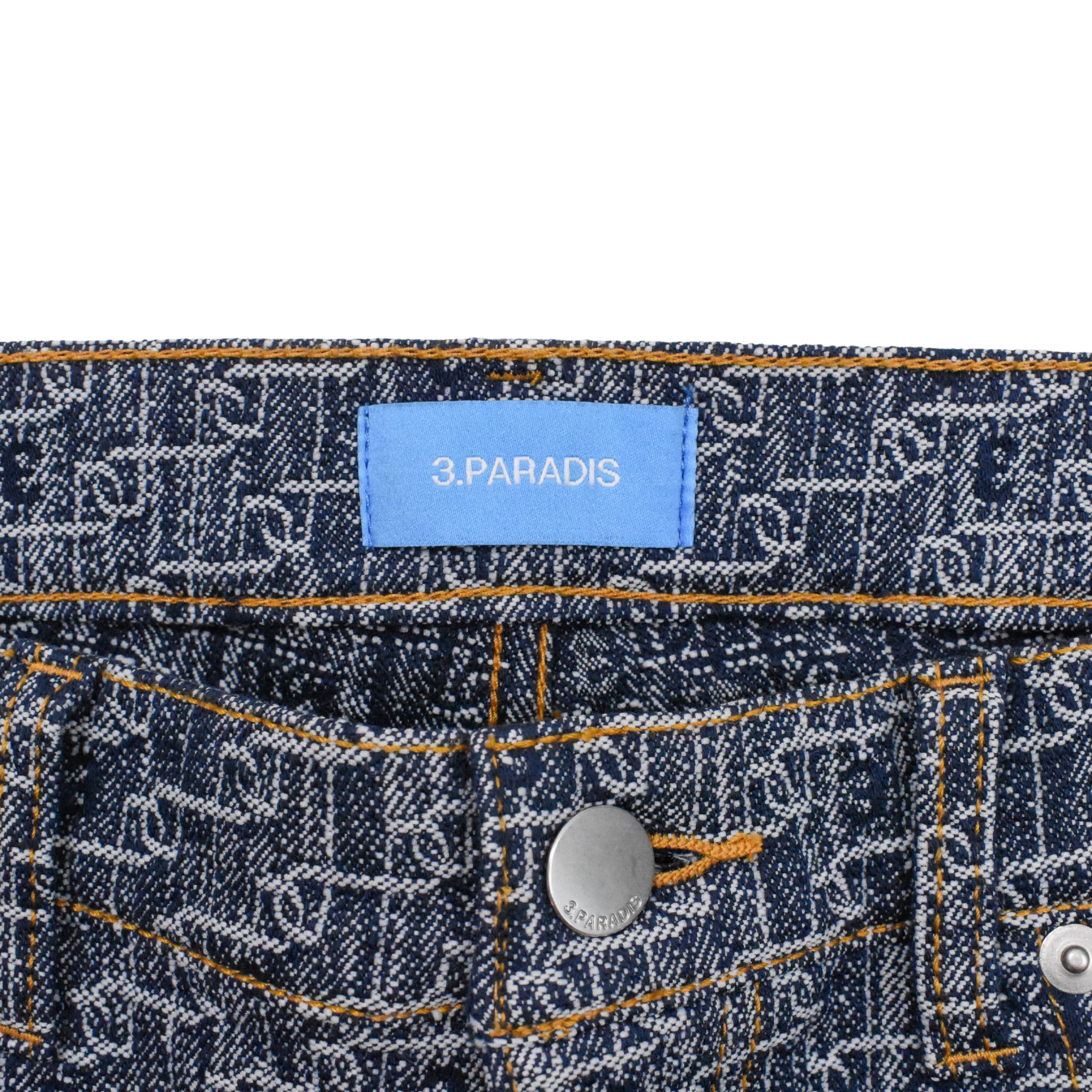 3.Paradis Monogram Jeans - Men's 36