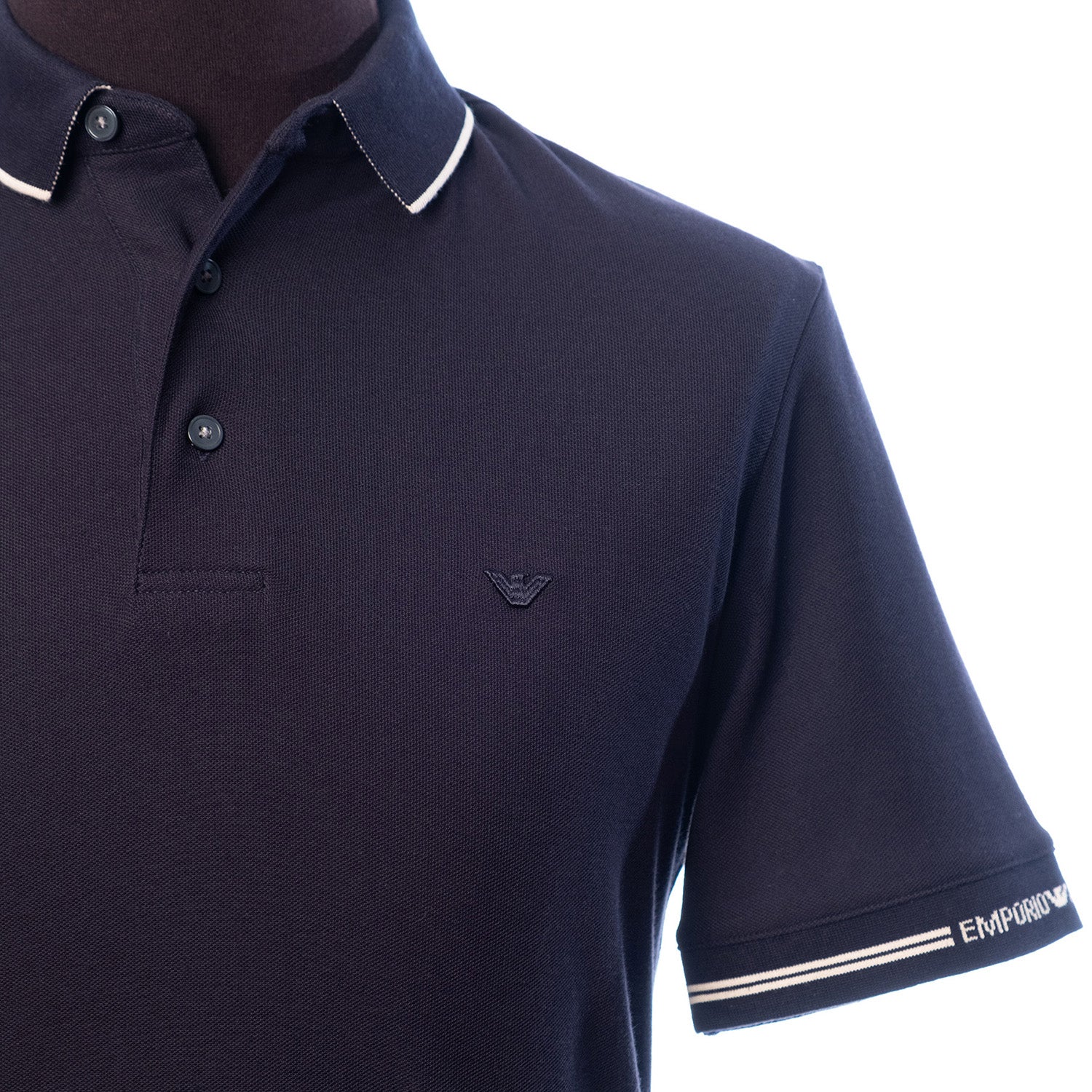 Piqua Polo Shirt With Piped Cuff