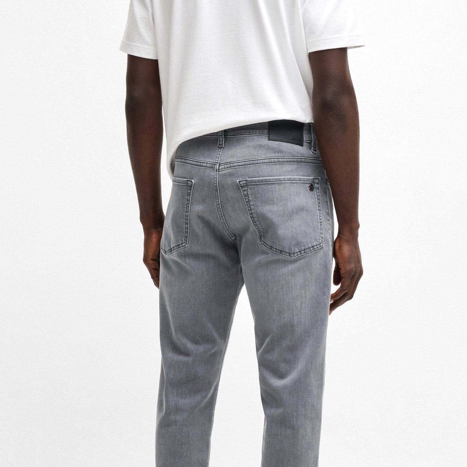 Maine Regular-Fit Jeans In Grey Soft-Motion Denim