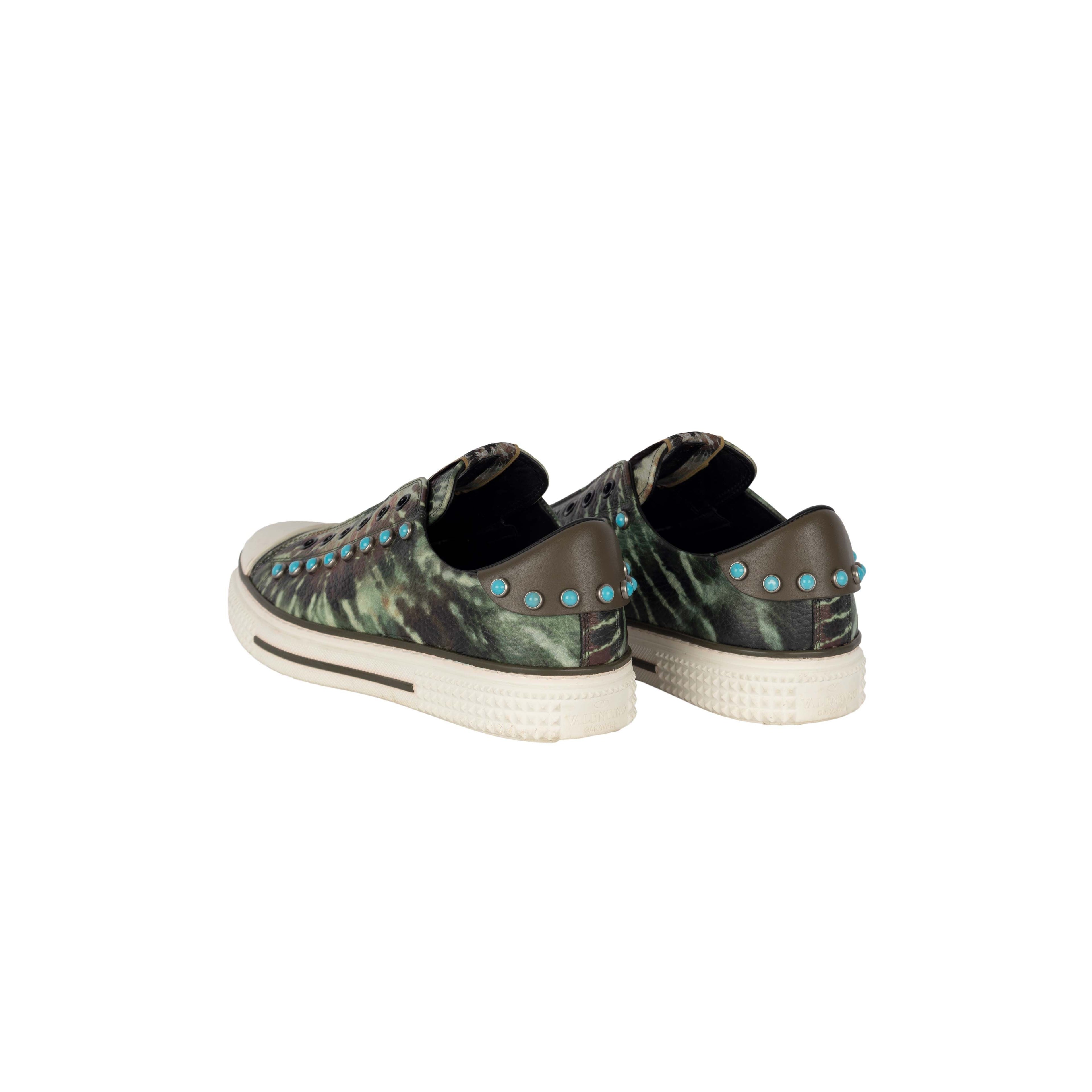Women's Valentino Rockstud Tie-dye Sneakers