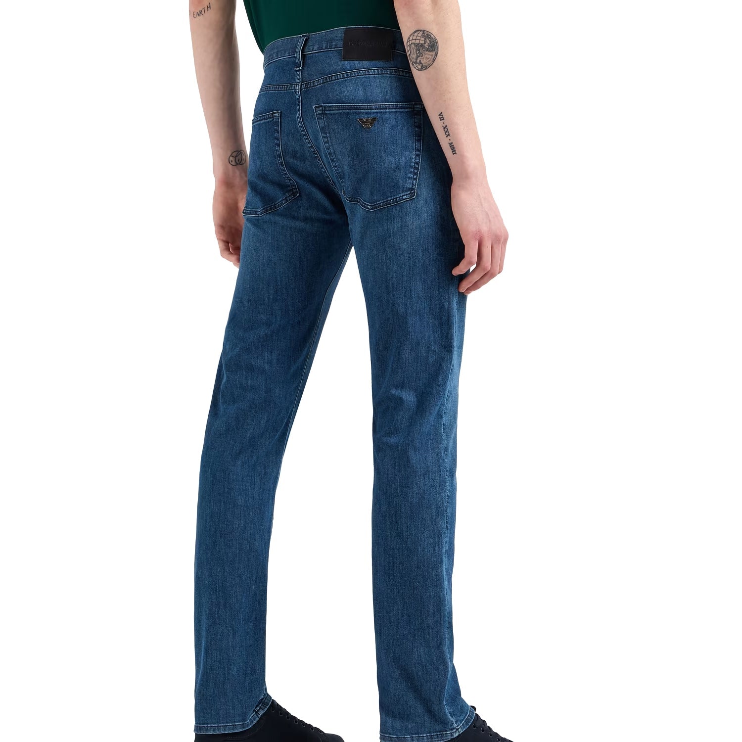 J45 Regular-Fit, Worn-Wash 8 Oz Denim Jeans