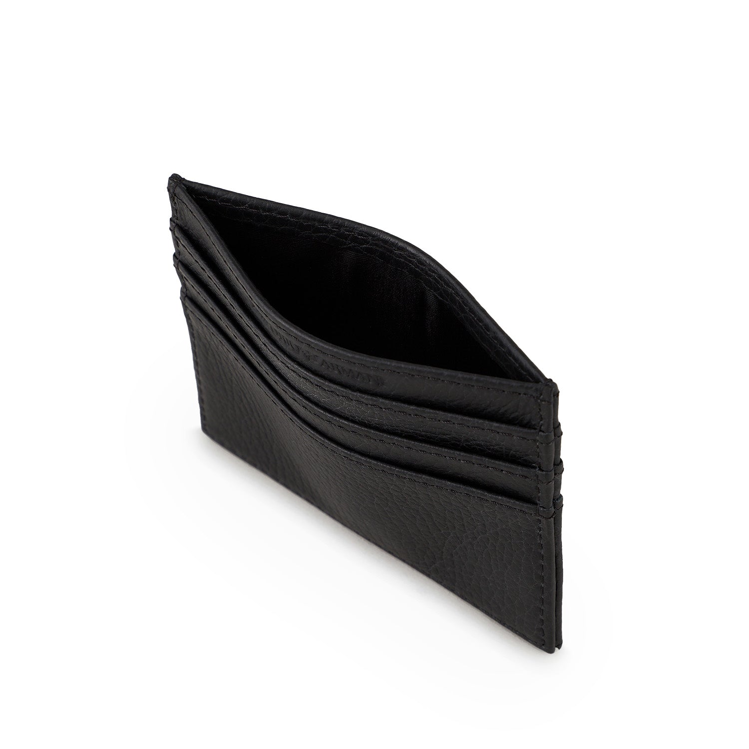Asv Regenerated Saffiano Leather  Holder With Eagle Plate