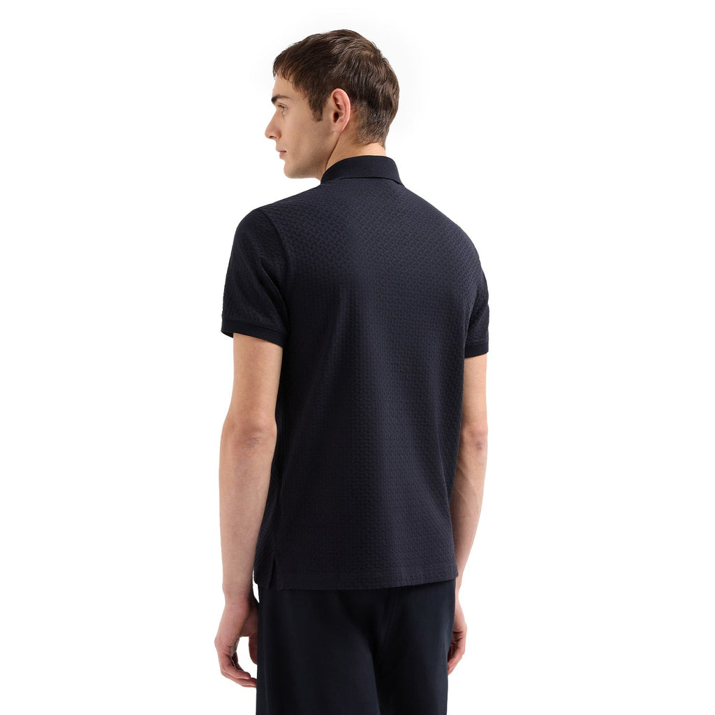Jacquard Jersey Polo Shirt