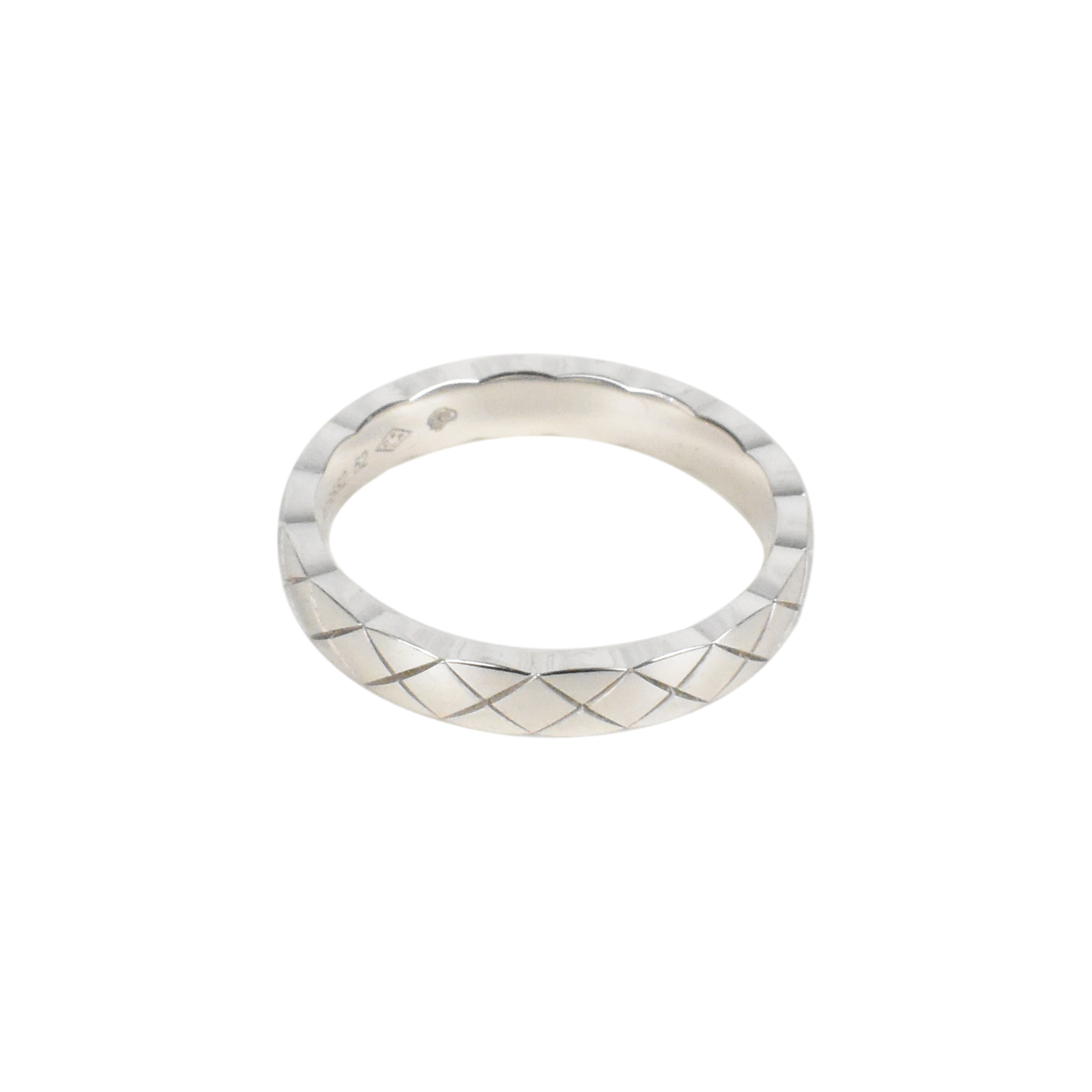 Chanel Diamond Quilted Ring - 6