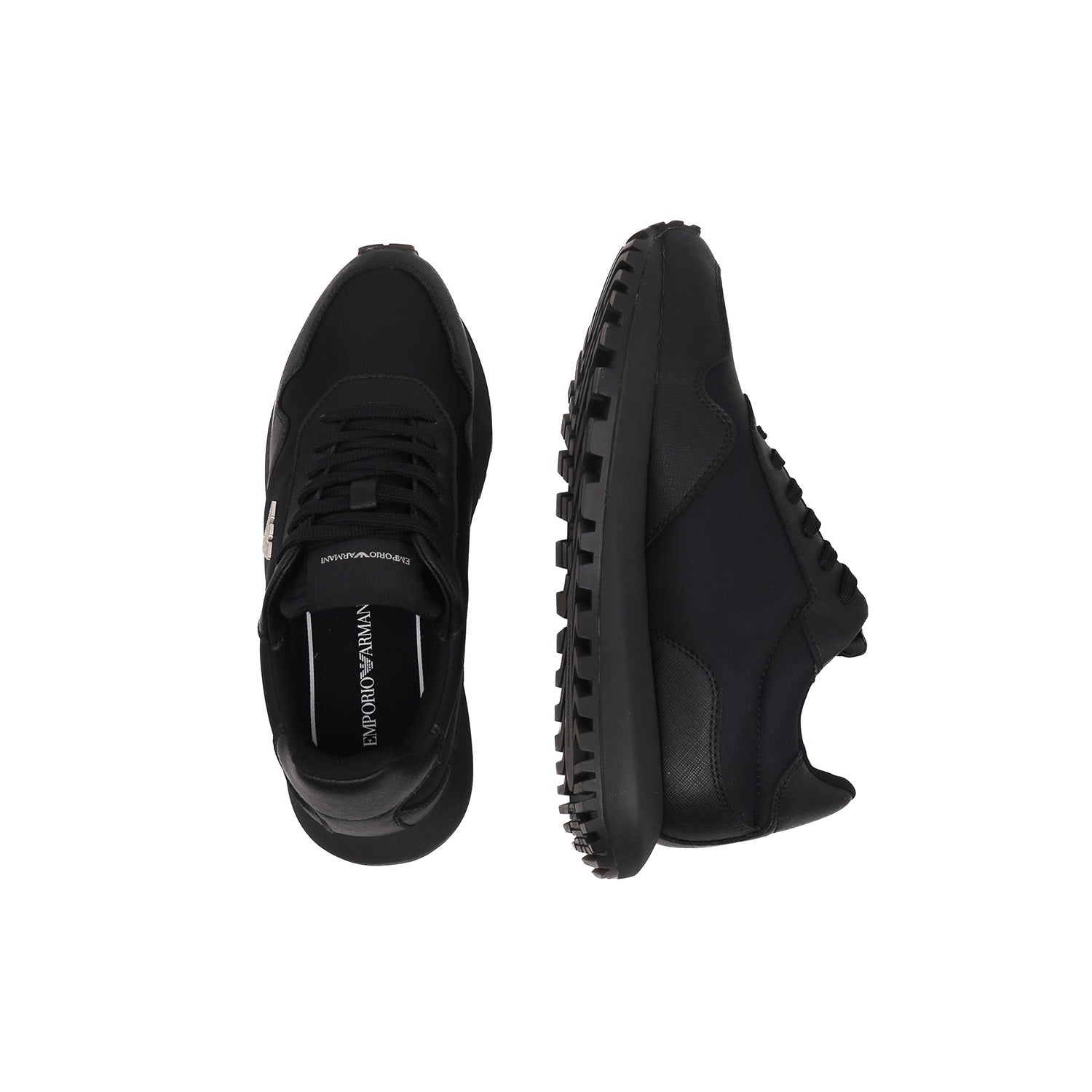 Asv Recycled Nylon Sneakers With Regenerated Saffiano Details