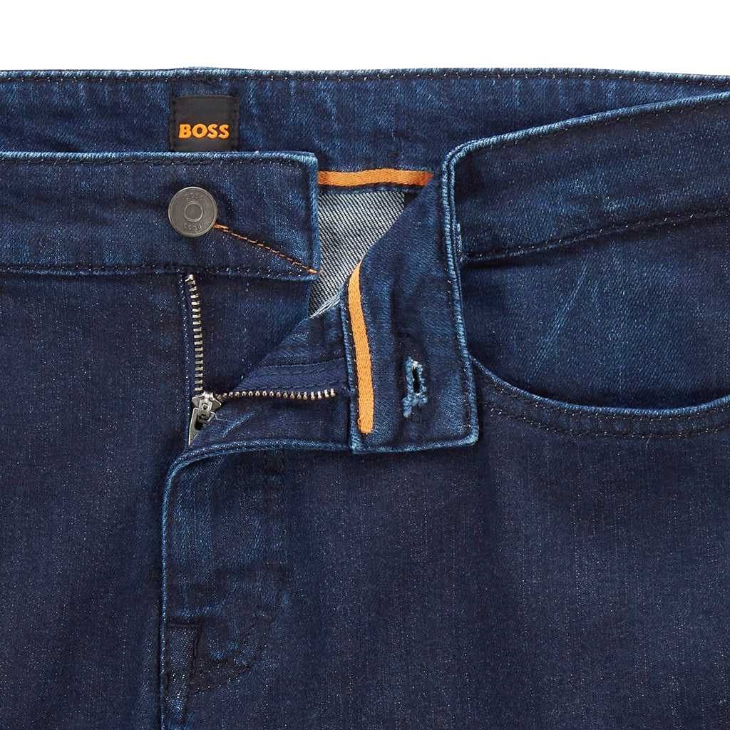 Slim-Fit Jeans In Blue Comfort-Stretch Denim