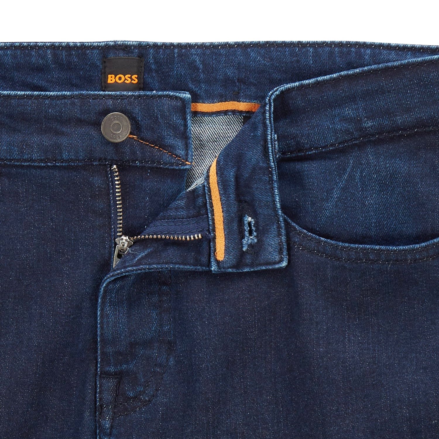 Slim-Fit Jeans In Blue Comfort-Stretch Denim