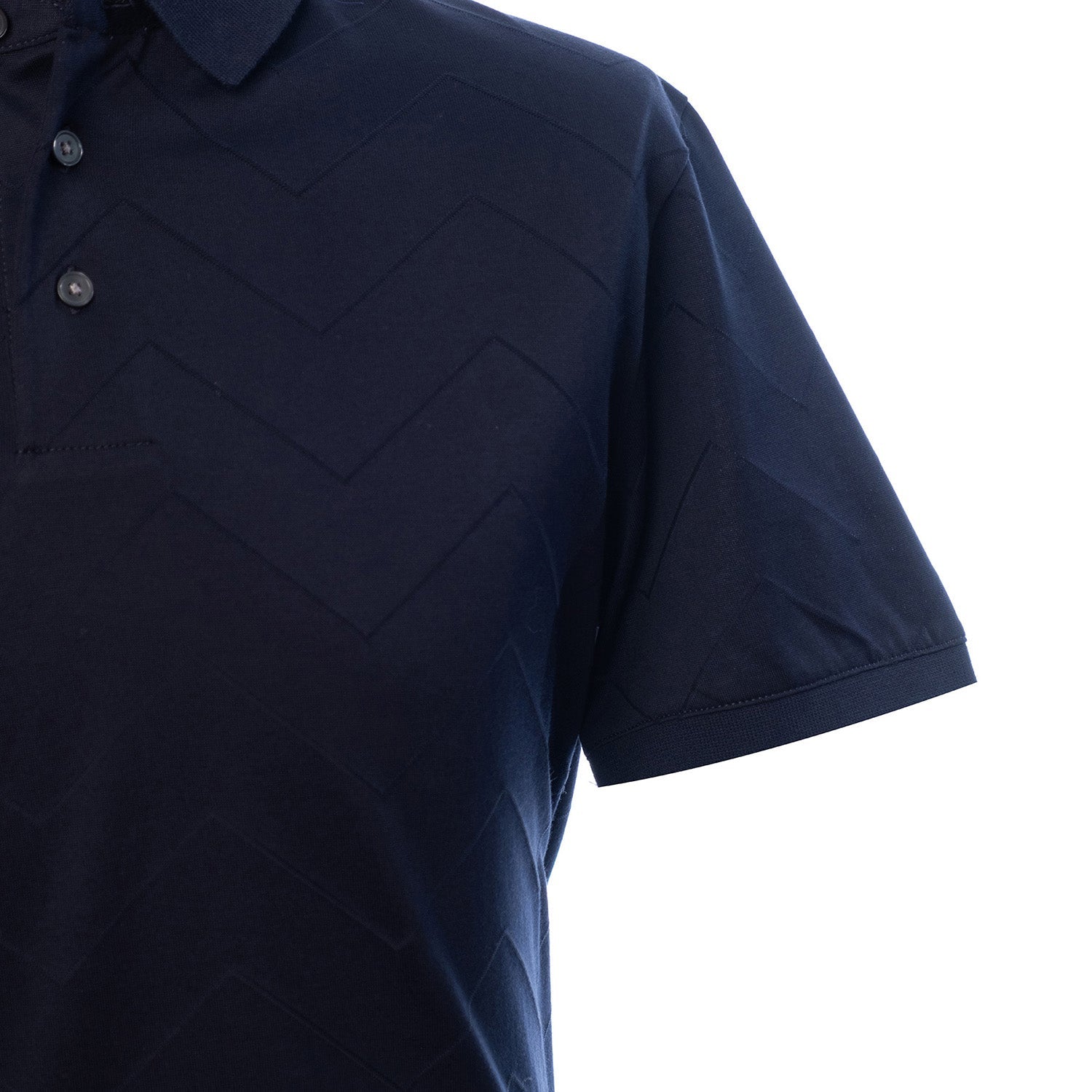 Jacquard Jersey Polo Shirt