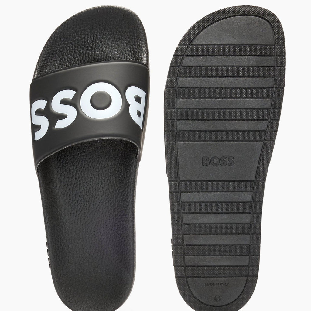 Italian-Made Slides With Large Logo Detail