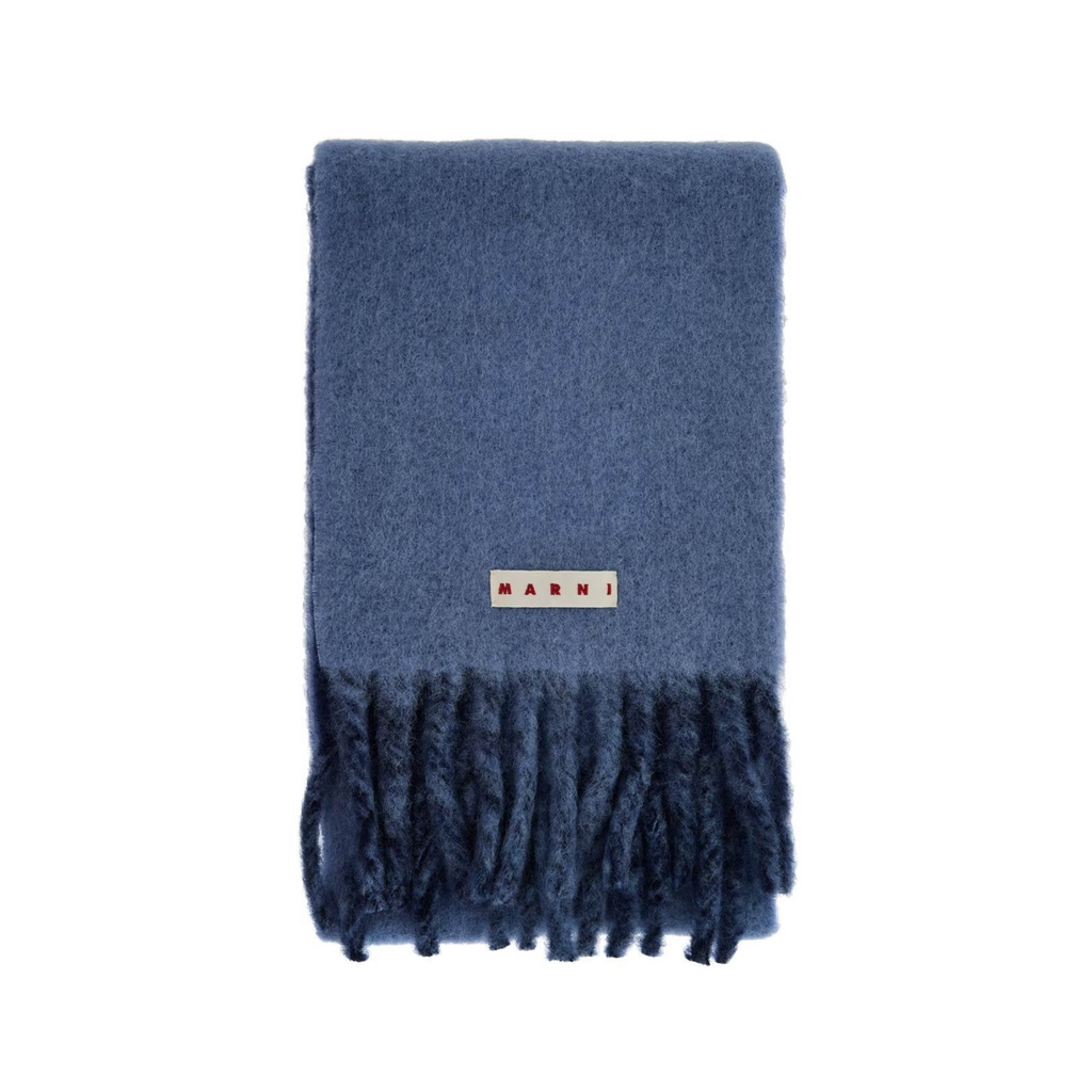 Marni Logo Striped Scarf