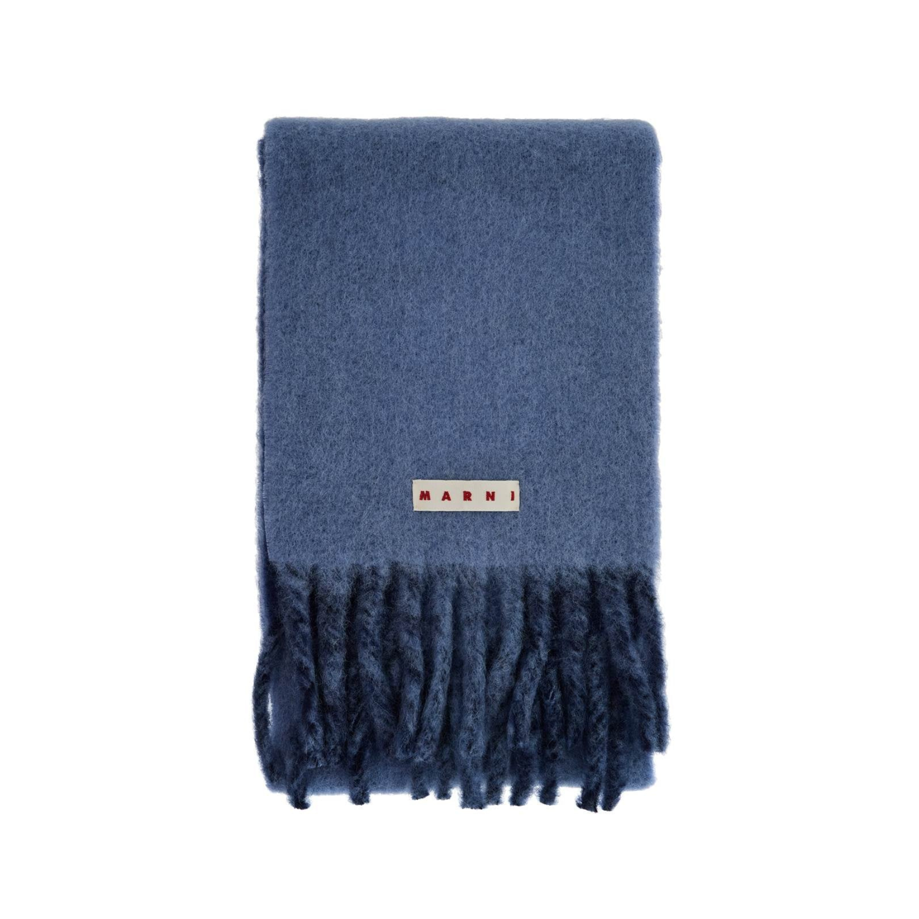 Marni Logo Striped Scarf