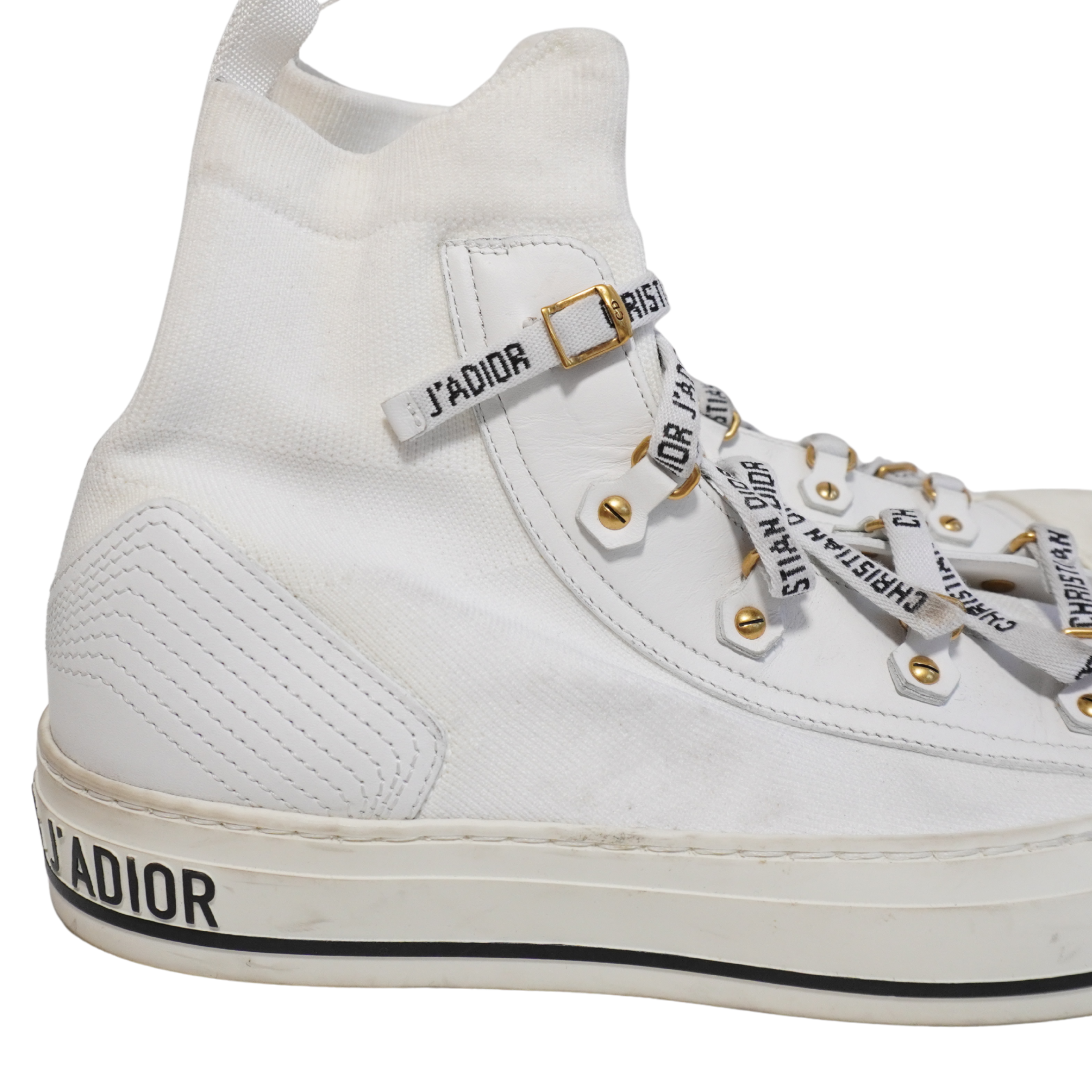 Christian Dior 'Walk N Dior' Hightop Sock Sneakers - Women's 38.5
