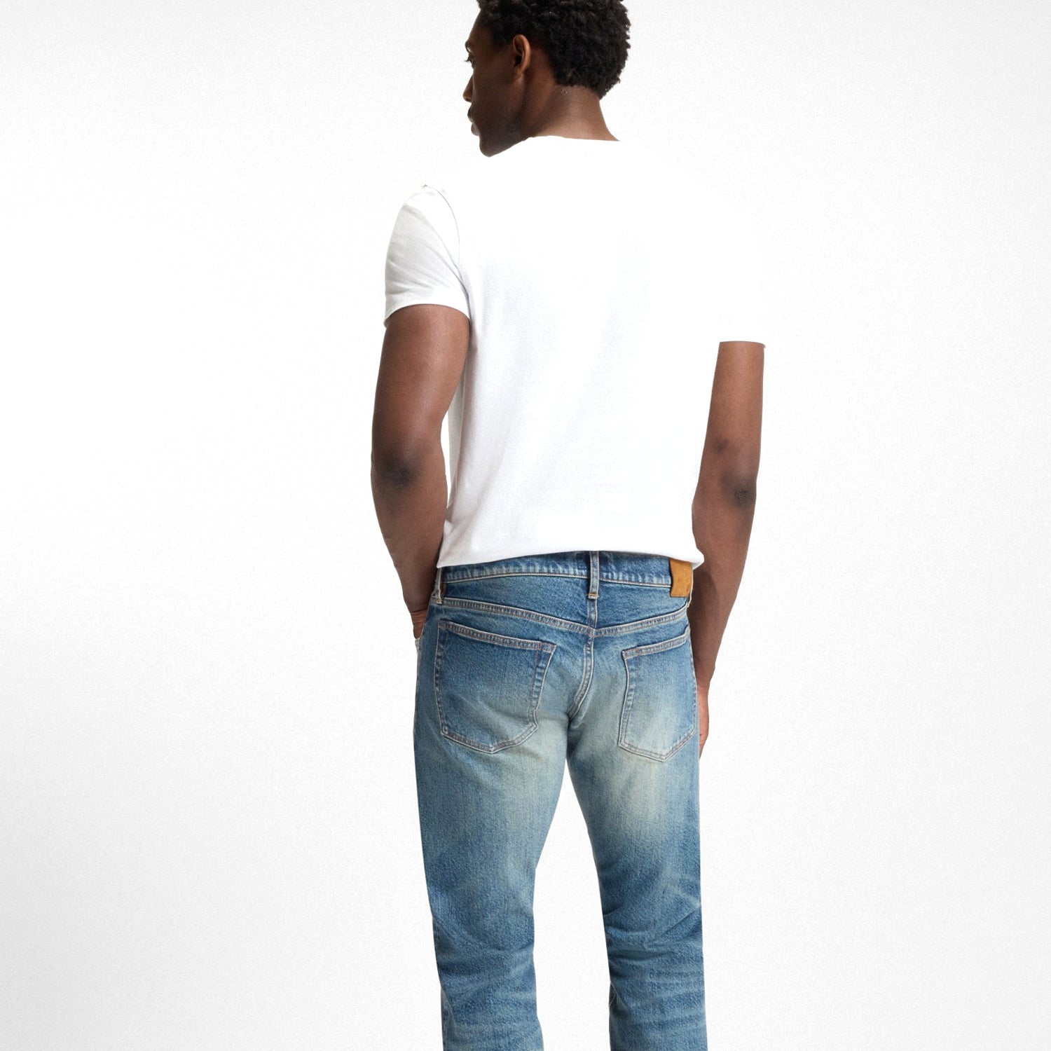 Beckham X Boss Slim-Fit Jeans In Vintage-Wash Denim