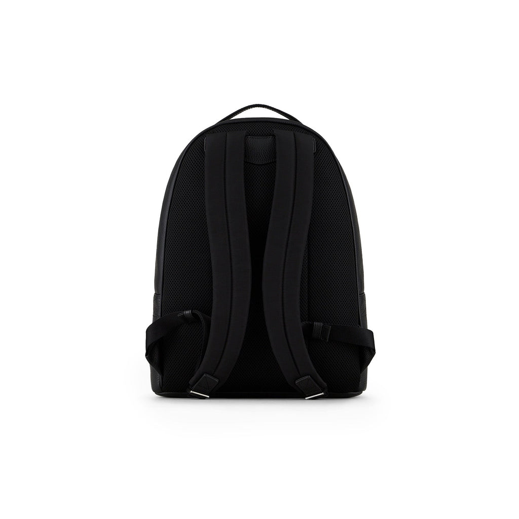 Rounded Backpack In Tumbled Leather