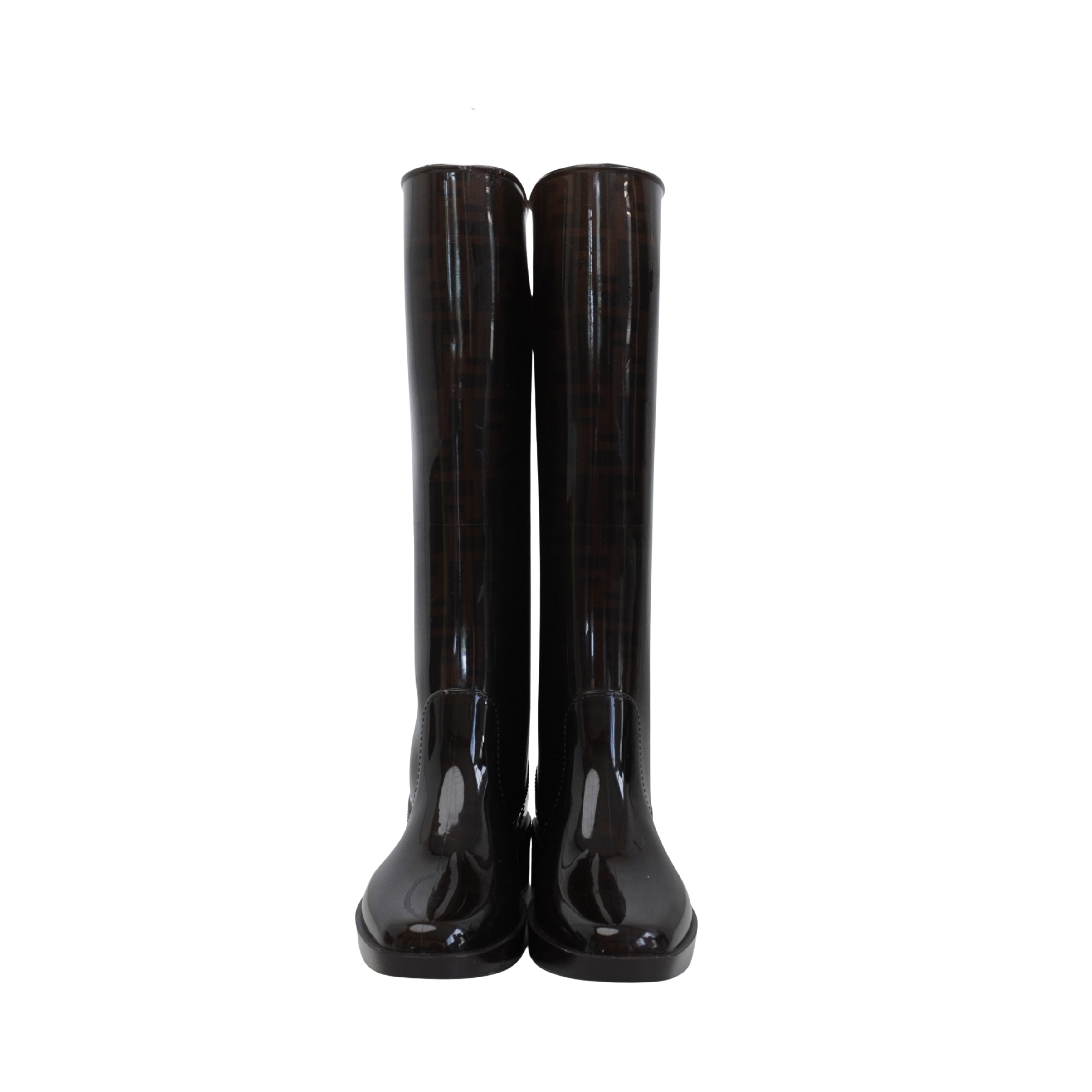 Fendi Zucca Rain Boots - Women's 36