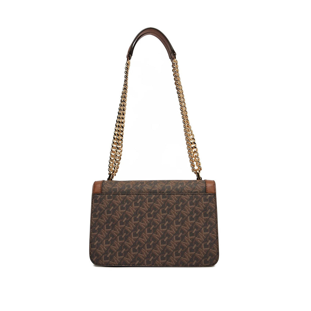 Heather Large Empire Signature Logo Shoulder Bag