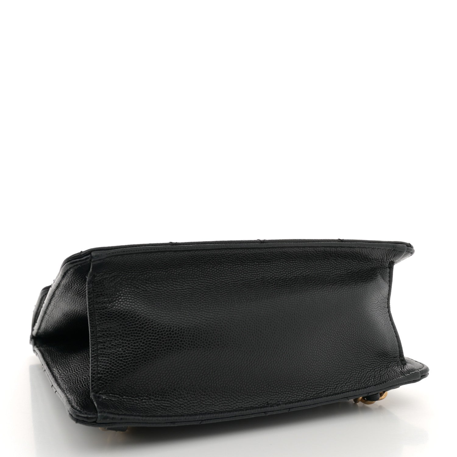 Caviar Quilted Chain Backpack Black