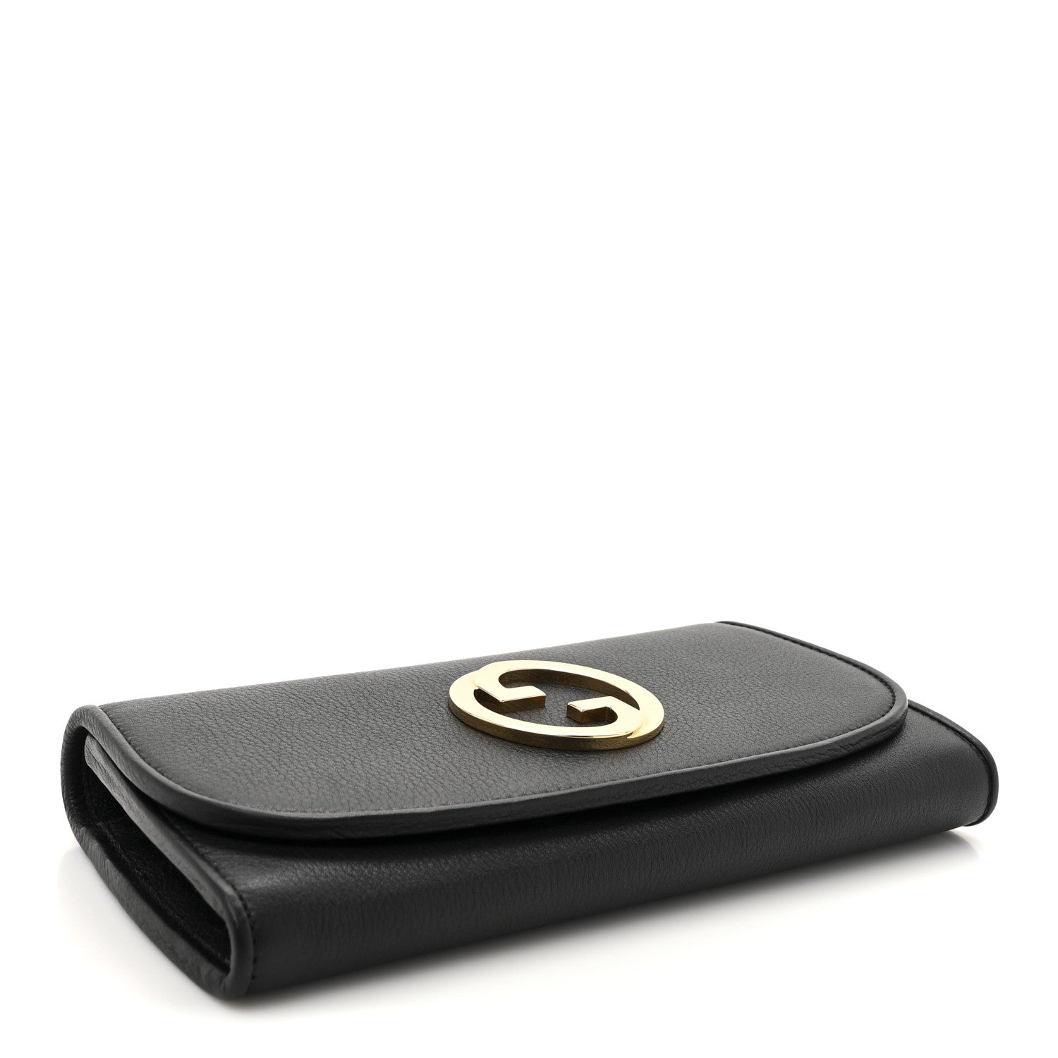 Roxy Calfskin Blondie Continental Chain Wallet Black