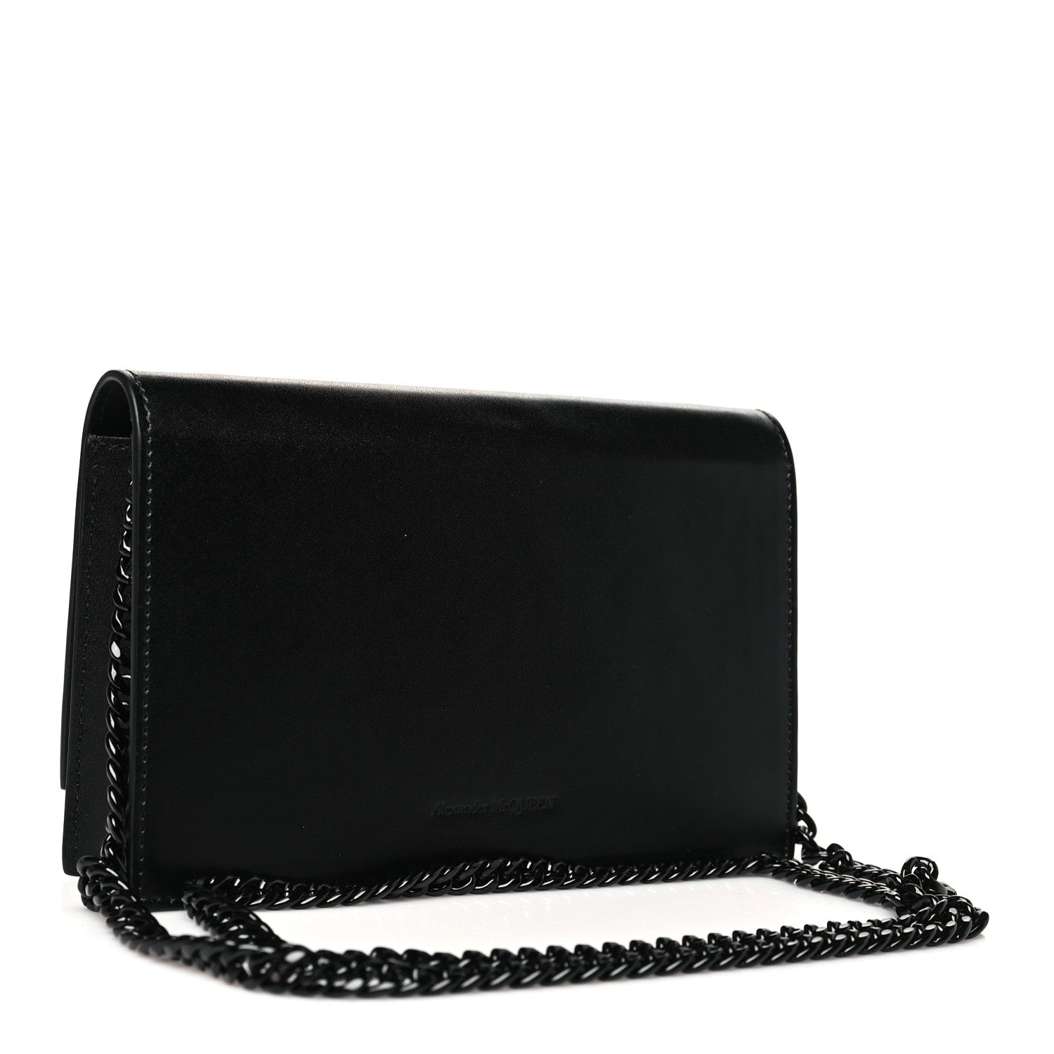 Calfskin Skull Small Crossbody Bag Black