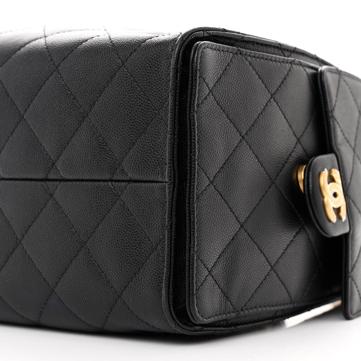 Caviar Quilted Small Chanel 25 Handbag Black