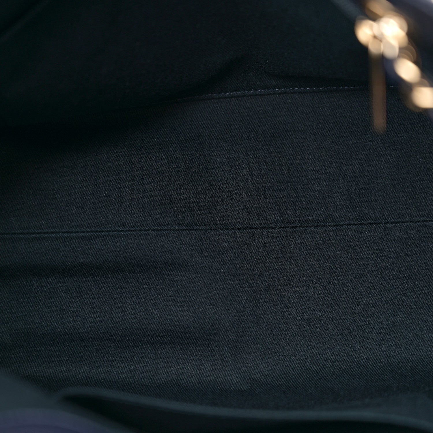 Crumpled Grained Calfskin Zip and Carry Shopping Tote Navy