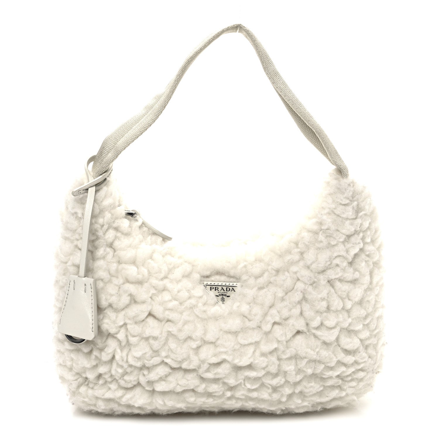 Cashmere Mini Re-Edition 2000 Bag Naturale