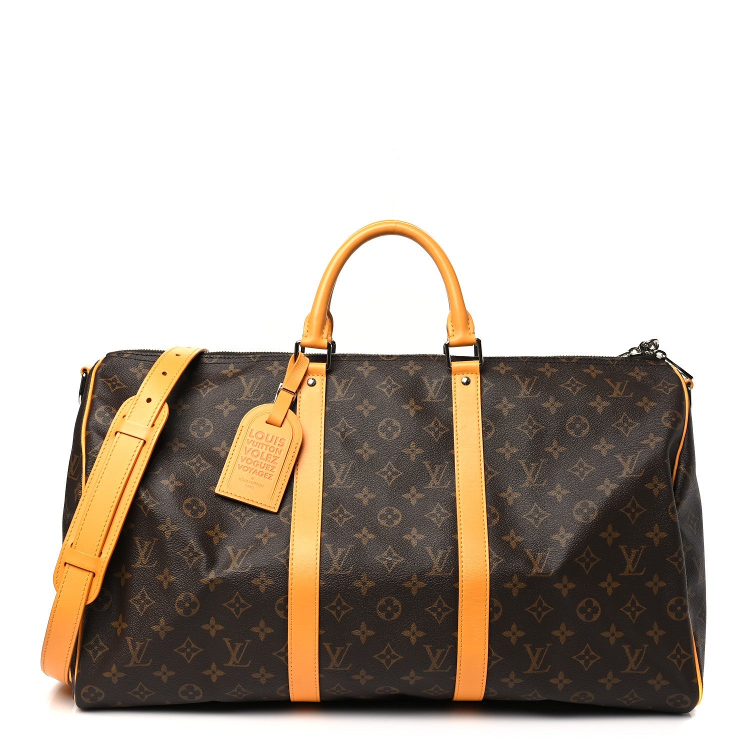 Monogram Macassar Keepall Bandouliere 50 Safran Yellow